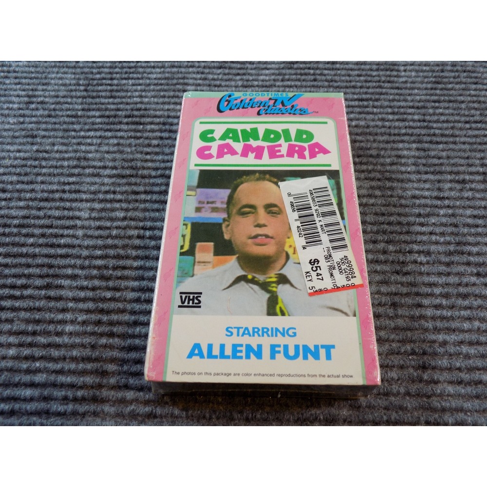 Candid Camera Allen Funt Golden TV Classics VHS 1988 Goodtimes Sealed New‎